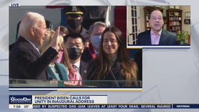 President Biden calls for unity in his inaugural address