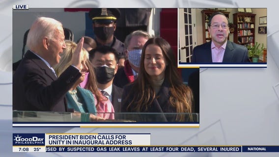 President Biden calls for unity in his inaugural address