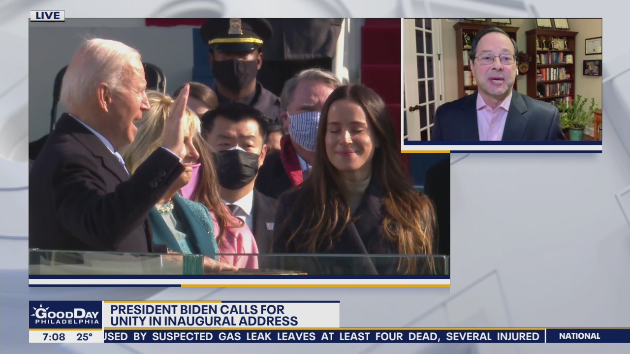 President Biden calls for unity in his inaugural address