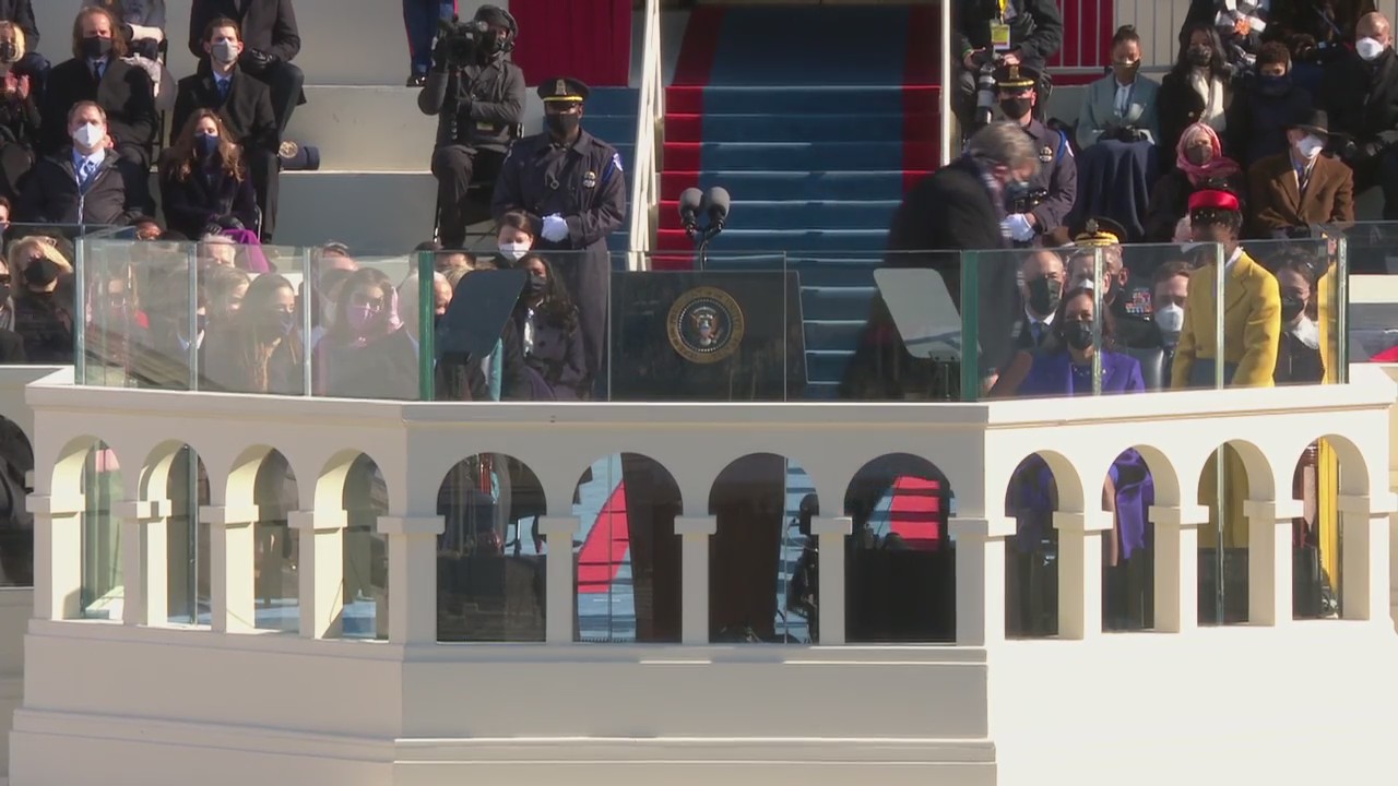 Amanda Gorman recites powerful poem at inauguration of Joe Biden