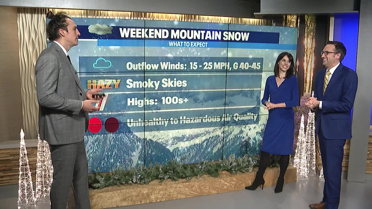 Luke Willson does the weather with FOX 13's newest meteorologist