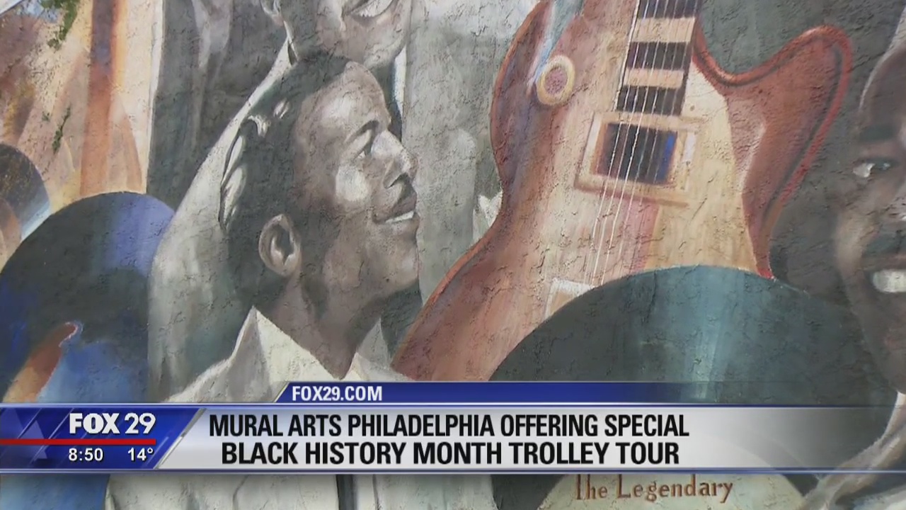 Mural Arts Philadelphia offers special trolley tour in honor of Black History Month
