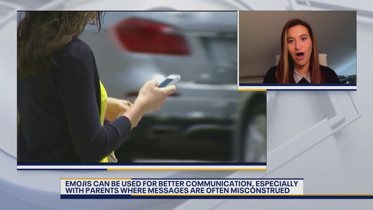 Emojis can be used for better communication with kids, teens