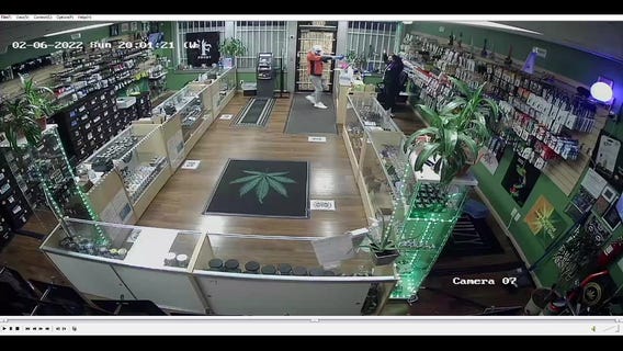 Video shows violent assault, robbery at Pierce County pot shop
