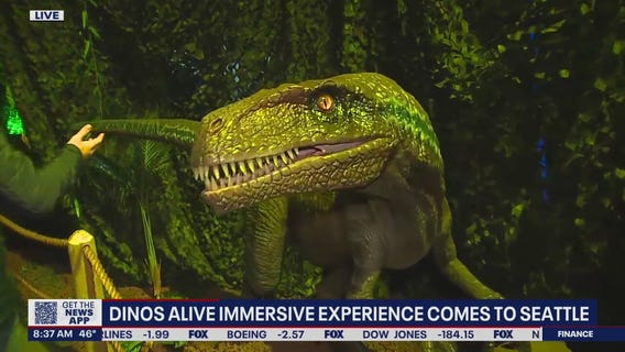 Dinos Alive Immersive Experience comes to Seattle 8:00 a.m.