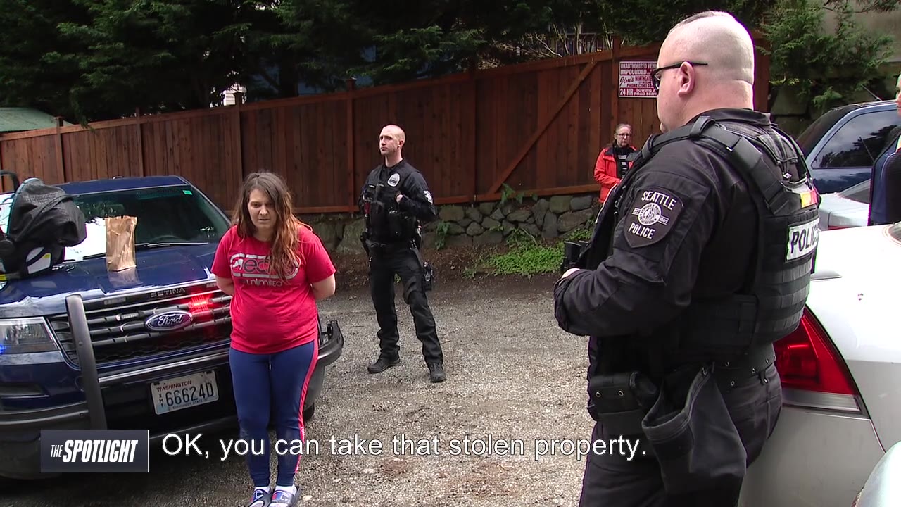 Seattle crackdown on crime: Video shows woman arrested with baby in getaway car