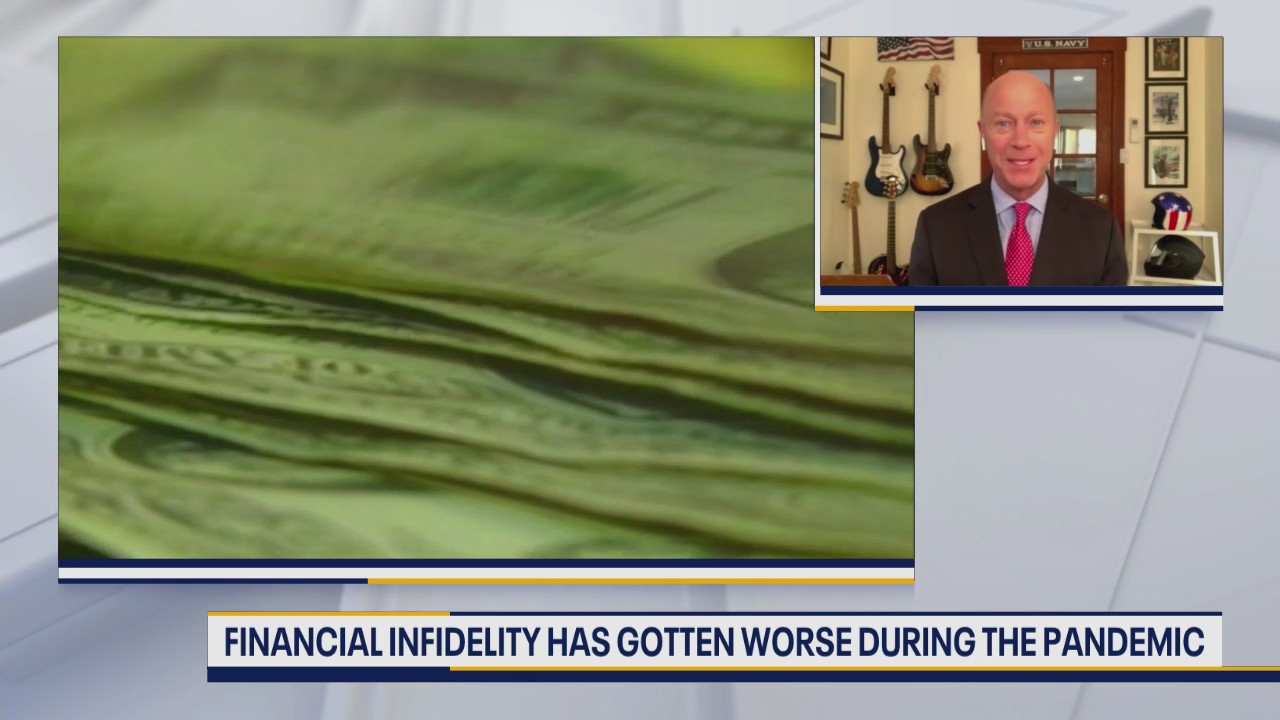 Financial infidelity has gotten worse during the pandemic