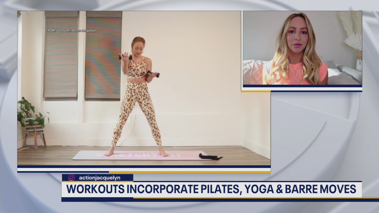 Celebrity trainer, former professional dancer shares workout online