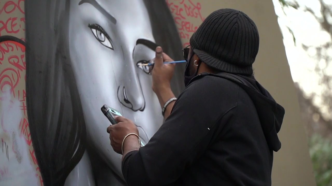 Philly artist Alloyius Mcilwane's ?Muse? series making its way around the world