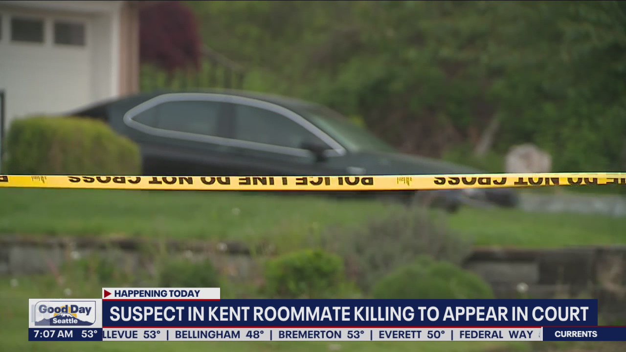Suspect in Kent roommate killing to appear in court