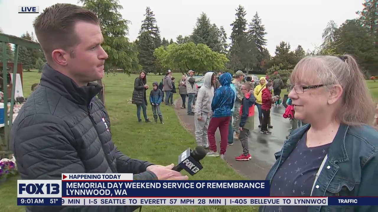 Memorial Day weekend Service of Remembrance in Lynnwood, WA (Part 2)