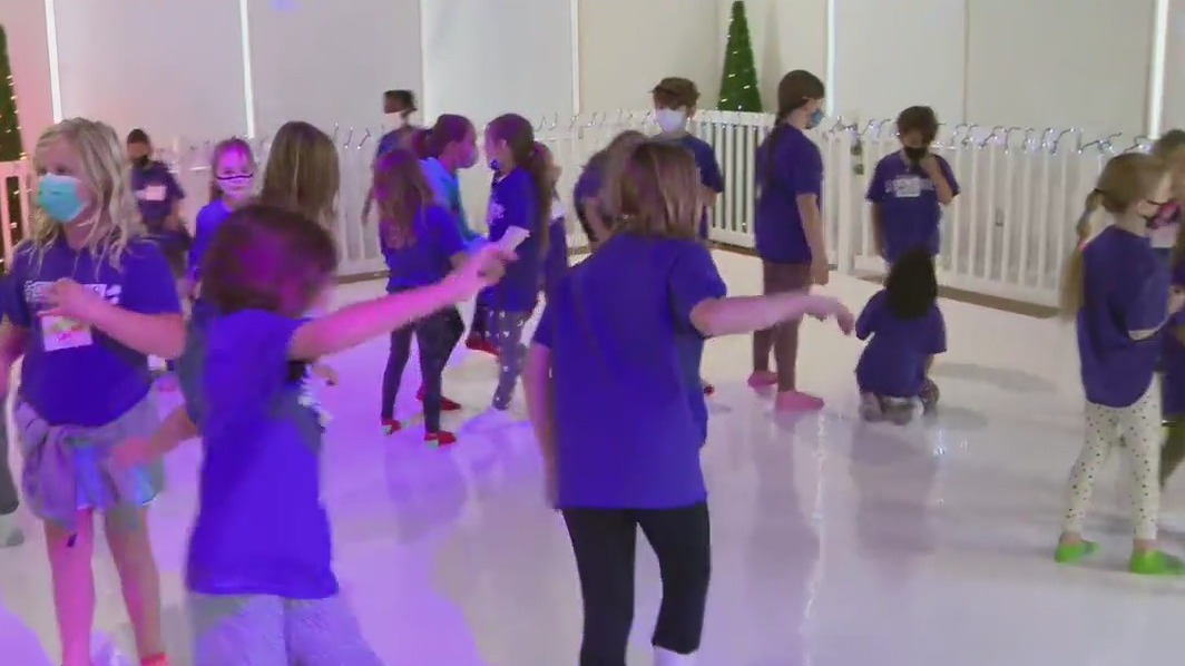 Sock skating at Phoenix Children's Museum