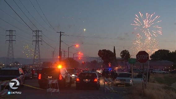 Law enforcement deals with illegal fireworks in San Jose