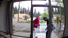 Surveillance video captures suspects who stole survey drones, construction equipment