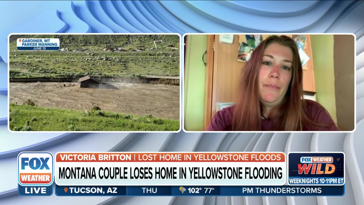 'Still in shock:' Woman describes losing house in historic Yellowstone flooding