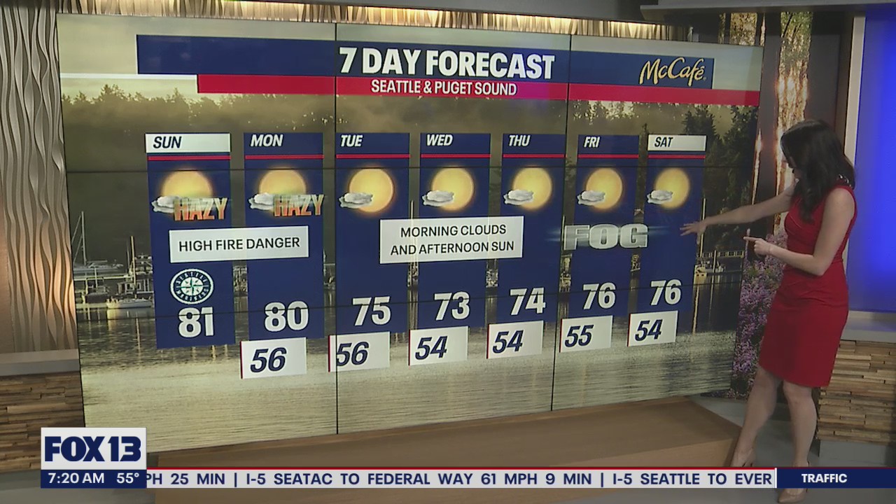 Warm fall weather could set record in Seattle area