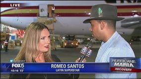Romeo Santos leads relief effort