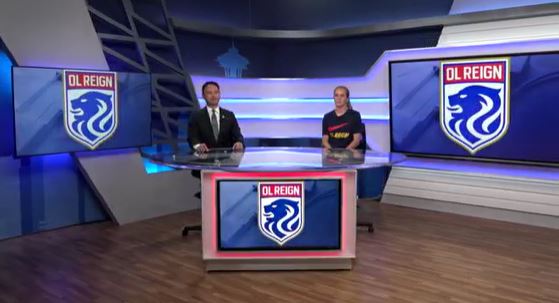 OL Reign's Nikki Stanton joins FOX 13's Sports Director Aaron Levine in studio