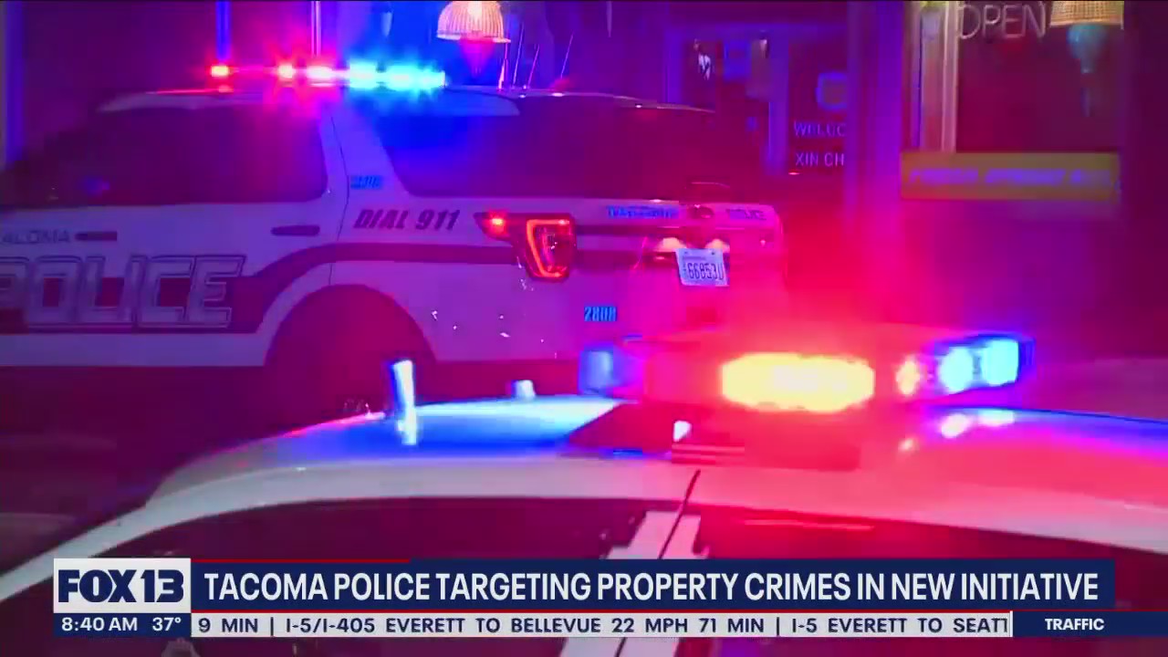 Tacoma Police targeting property crimes in new initiative | FOX 13 Seattle