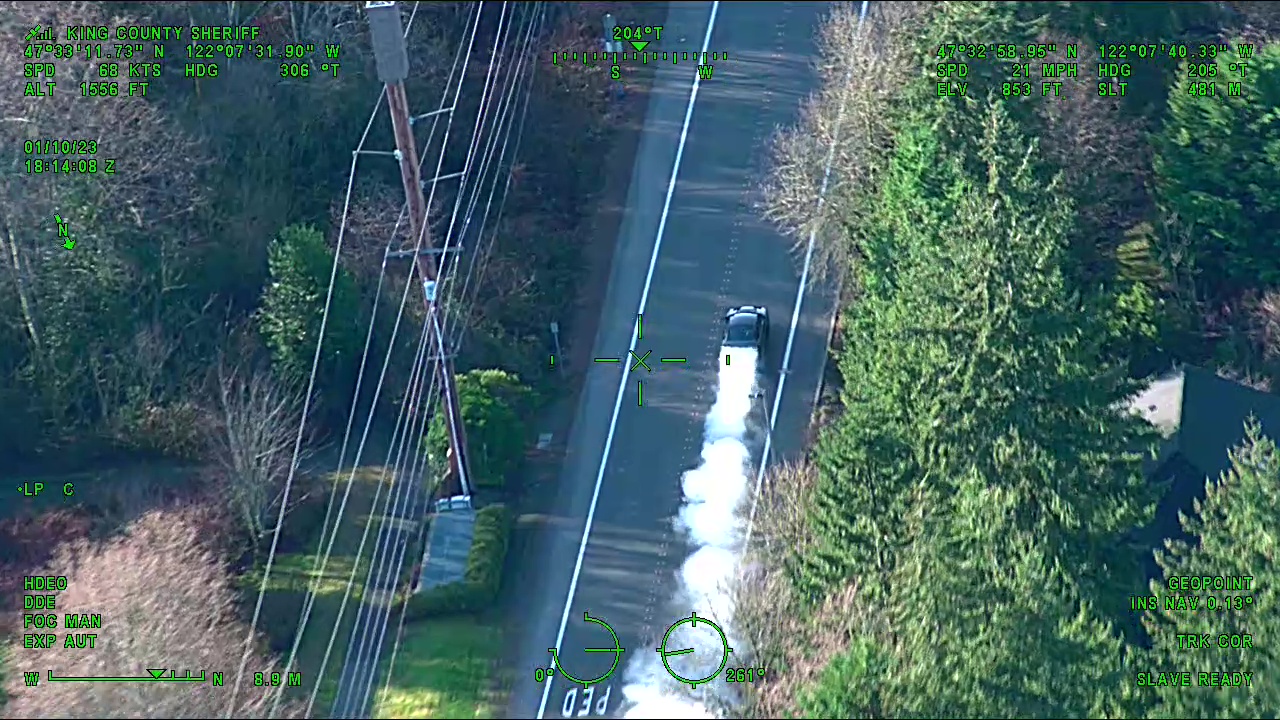 Aerial video shows teens taken in custody after carjacking in Bellevue | FOX 13 Seattle