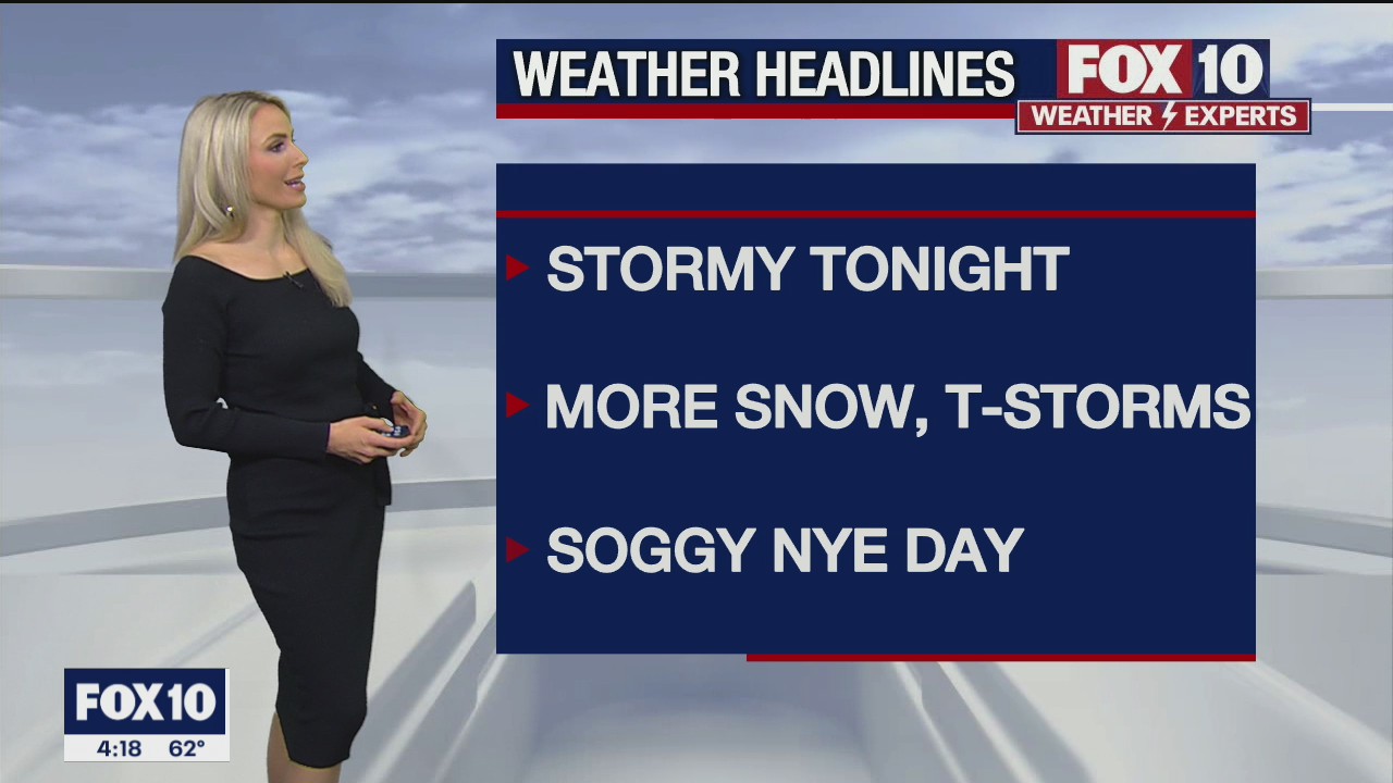 4 p.m. Weather Forecast - 12/30/21