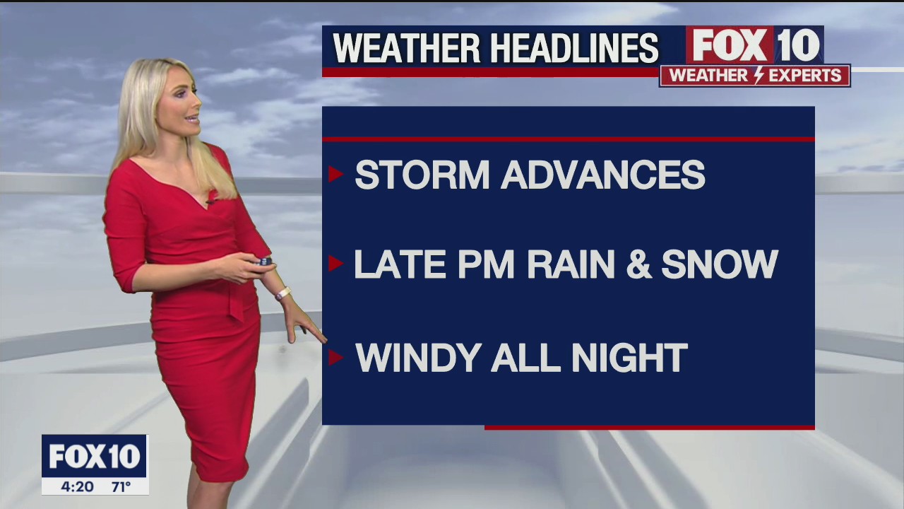 4 p.m. Weather Forecast - 12/14/21