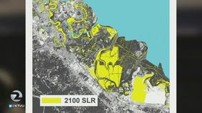 Sinking shoreline along the Peninsula