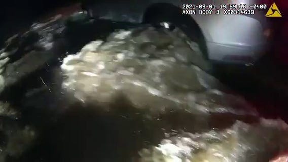 Princeton Police Body Cam Flood Rescues