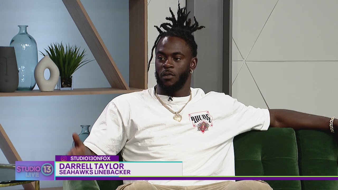 Discussing the upcoming season with Seahawks Linebacker Darrell Taylor
