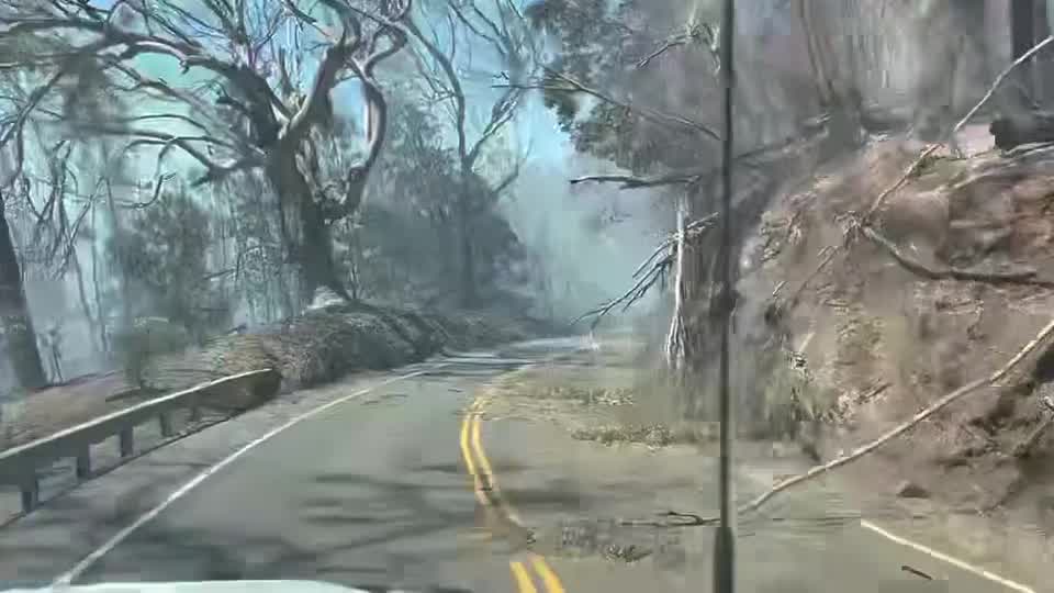 Damaging fires fanned by strong winds in Maui, Hawaii