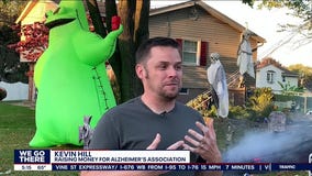New Jersey man uses Halloween decorations to raise money for the Alzheimer?s Association