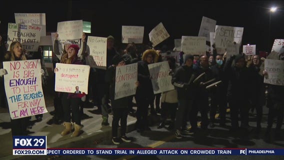 Gloucester Township Public Schools teachers protest over expired contract