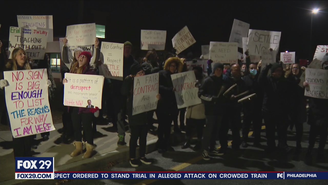 Gloucester Township Public Schools teachers protest over expired contract