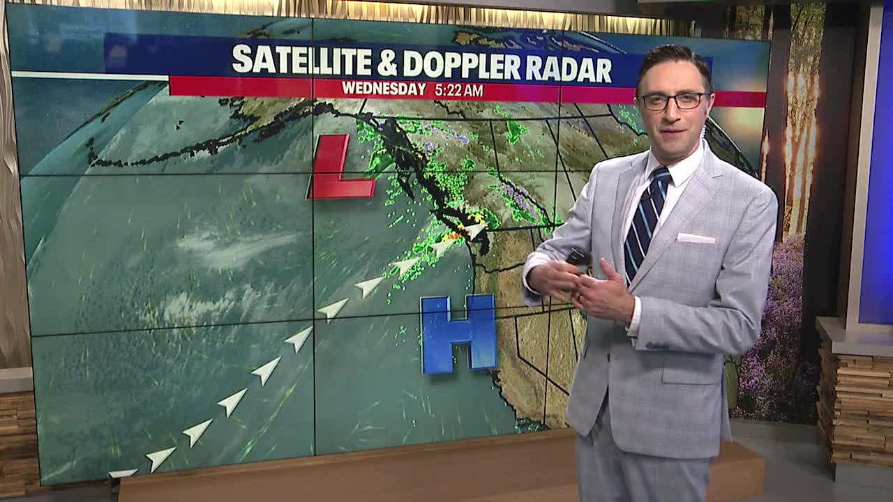 Temperatures nearing 70 degrees on Wednesday