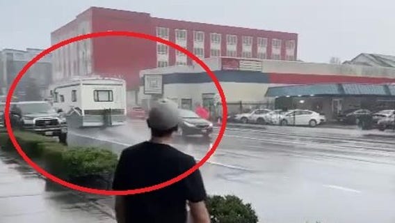 Video shows RV driving wrong-way in Seattle after shooting