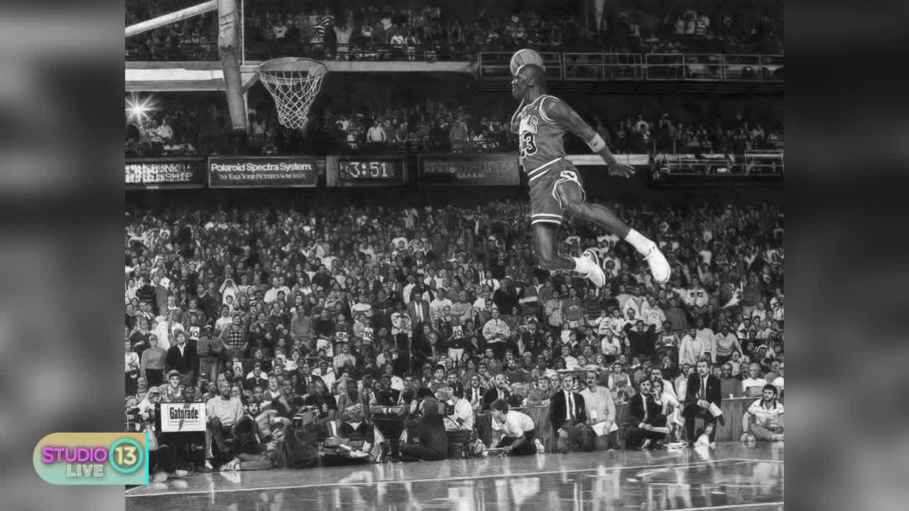 Artist Keegan Hall shares his journey to creating pencil drawings, raising money for charities