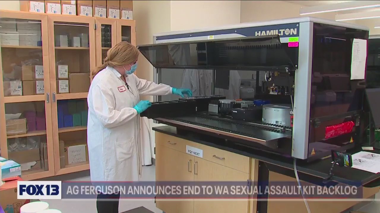 AG Ferguson announces end to sexual assault kit backlog