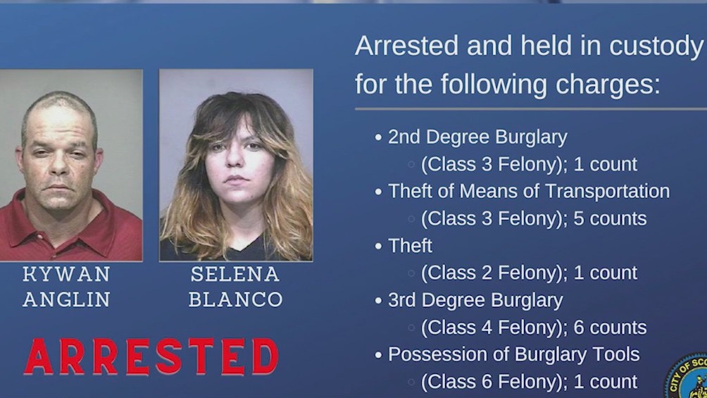 2 arrested in connection to Scottsdale garage burglaries | FOX 10 Phoenix