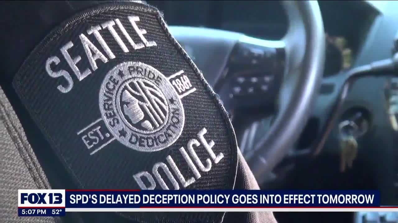 SPD's delayed deception policy begins Wednesday