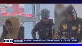 Authorities seek help identifying gym locker thieves