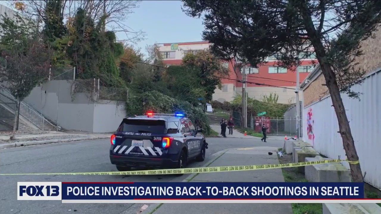 Police investigate back-to-back shootings in Seattle