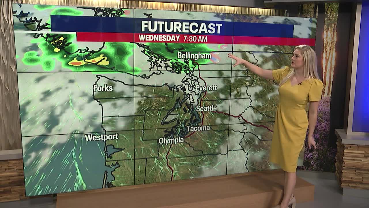 Wednesday will have cooler temps with afternoon sunshine