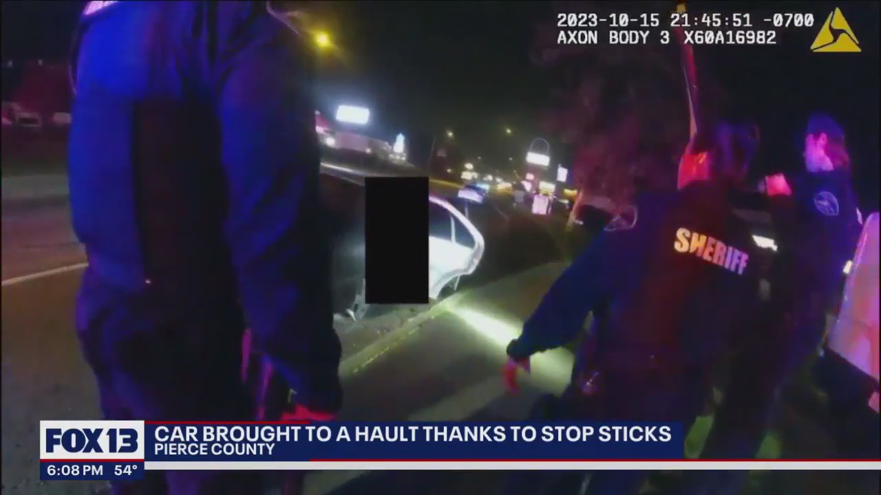 Deputies use stop sticks to arrest DUI driver