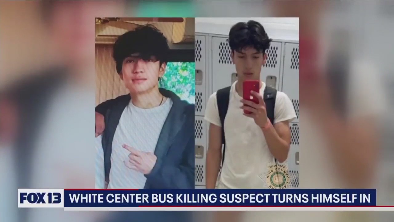 White Center bus killing suspect turns himself in | FOX 13 Seattle