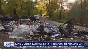 After homeless encampment cleared out, King County extends stay at temporary parking lot
