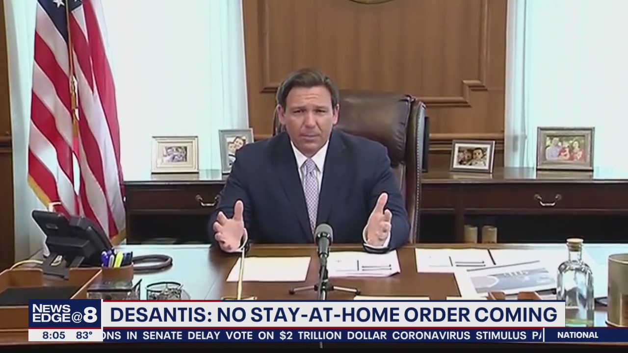 Democrats, DeSantis square off on 'shelter in place'