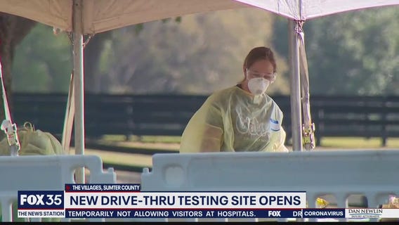 New drive-thru testing site opens in The Villages