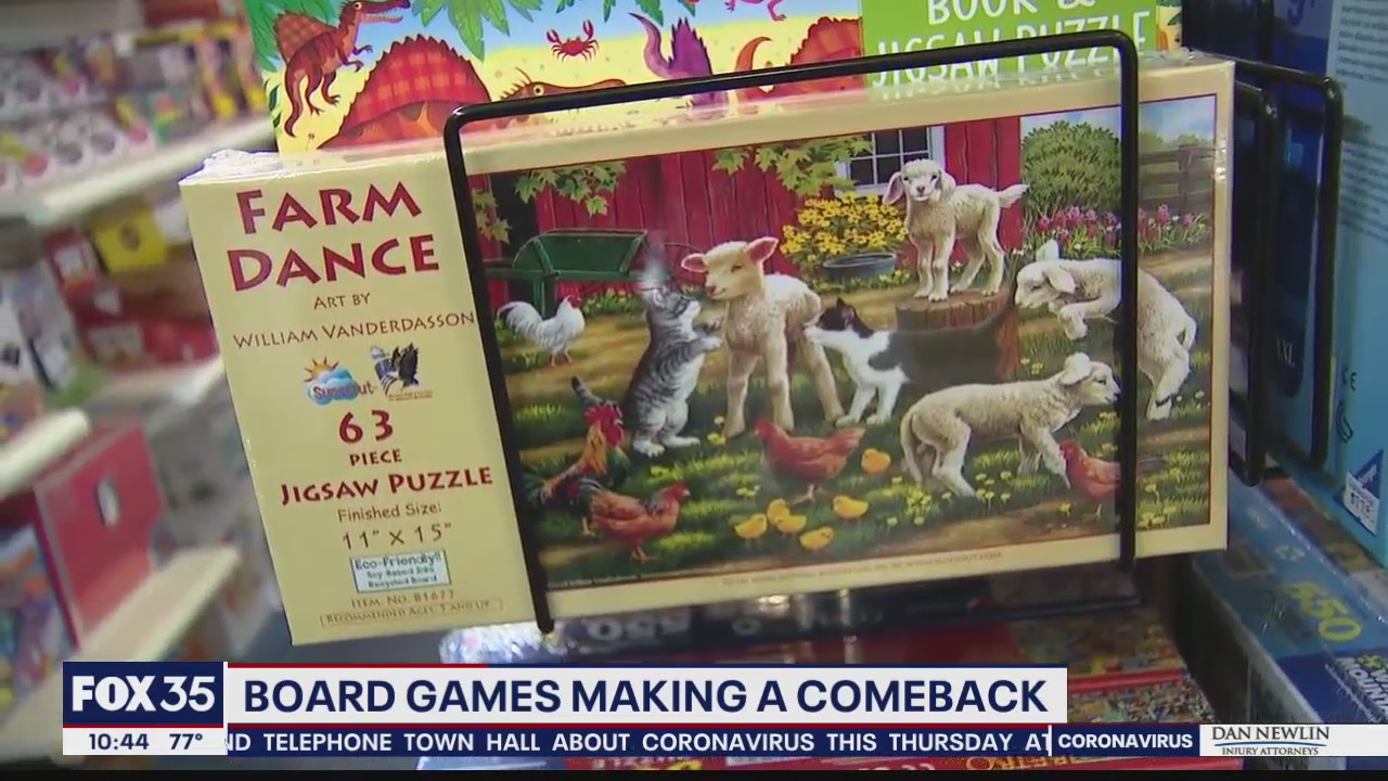 Board games making a comeback