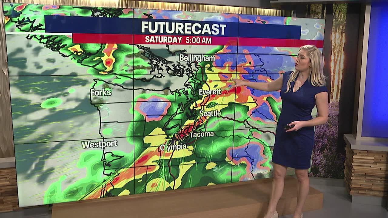 Seattle weather: Scattered showers pushing through on Friday