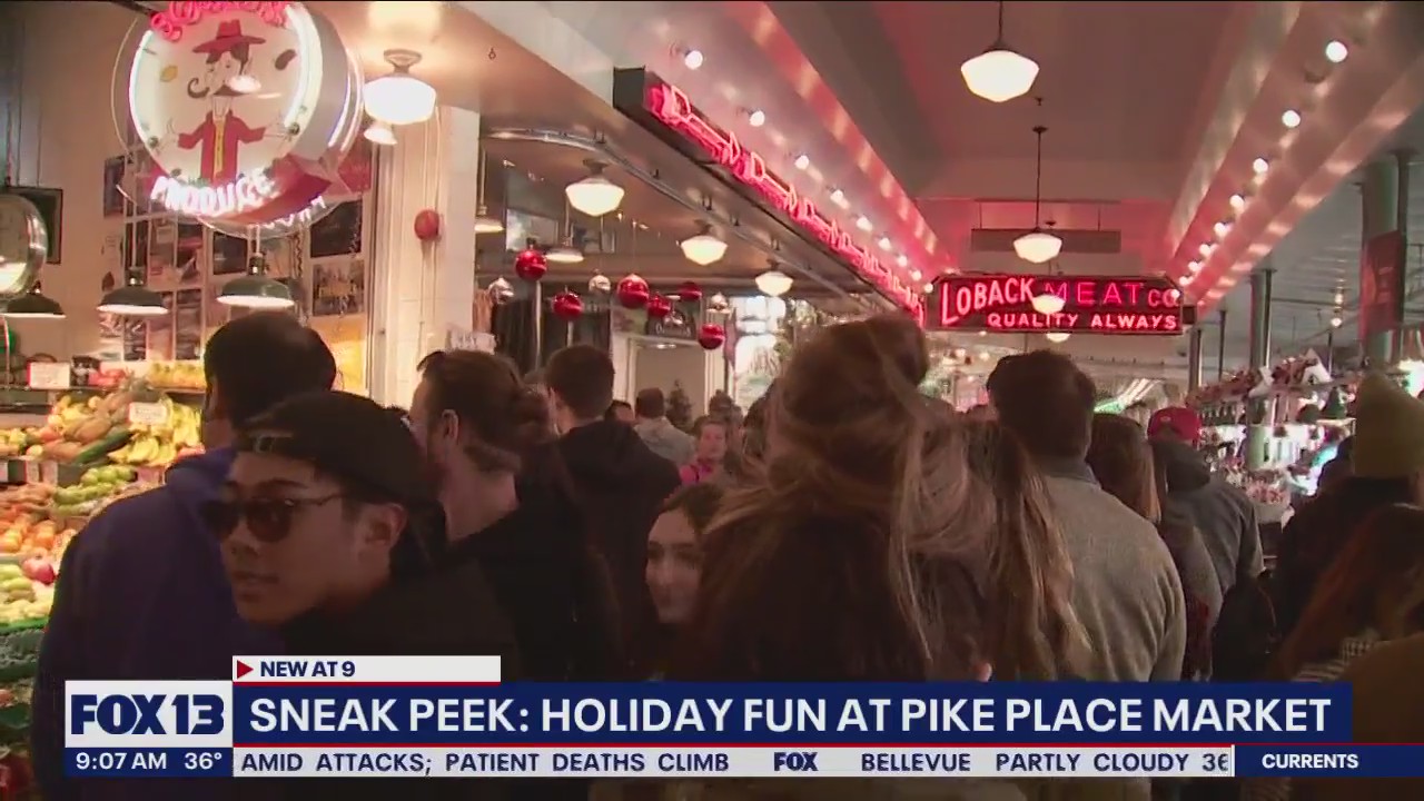 Sneak peek: Holiday fun at Pike Place Market
